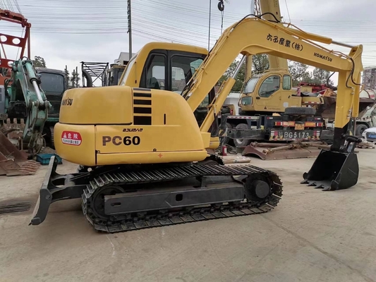 Japan importierte Komatsu PC60 Crawler Bagger mit Originalmotor und geringer Arbeitszeit