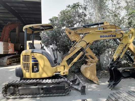 Originalfarbe Komatsu Pc35MR Boutique Gebraucht PC35 Bagger in gutem Zustand