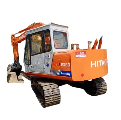 Quancai Motor HITACHI EX60 Bagger 6 Tonnen Crawler Digger mit 0,32m3 Eimer Kapazität