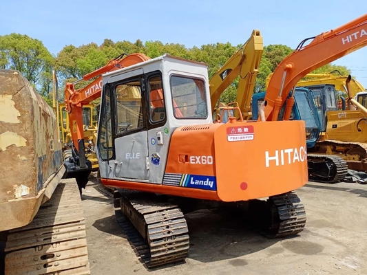 Quancai Motor HITACHI EX60 Bagger 6 Tonnen Crawler Digger mit 0,32m3 Eimer Kapazität