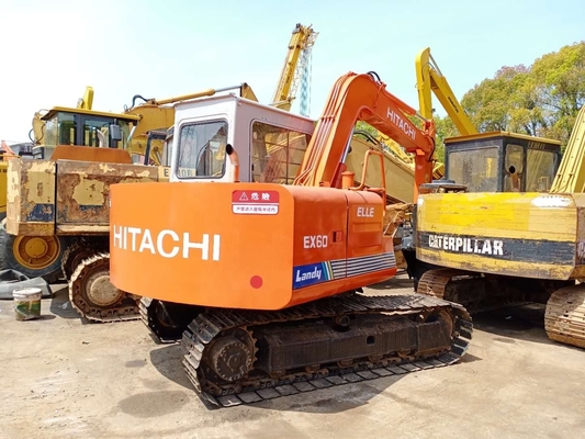 Quancai Motor HITACHI EX60 Bagger 6 Tonnen Crawler Digger mit 0,32m3 Eimer Kapazität