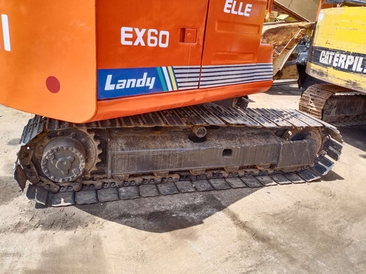 Quancai Motor HITACHI EX60 Bagger 6 Tonnen Crawler Digger mit 0,32m3 Eimer Kapazität