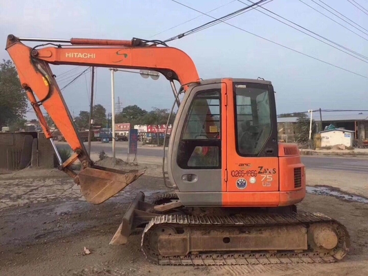 Japan Original HITACHI ZX75US Mini Bagger 7,5 Tonnen Crawler Hydraulischer Bagger auf Lager