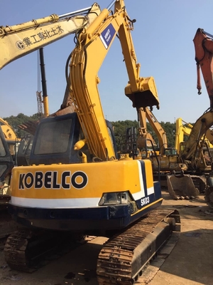 Originalfarbe Verwendet KOBELCO SK03 Bagger mit geringer Arbeitszeit in Shanghai
