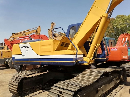 In gutem Zustand Kobelco SK200 Gebraucht-Crawler Bagger mit 1,2m3 Eimer Kapazität