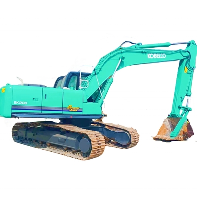 Gebrauchtes Kobelco SK200-6 Crawler Bagger mit 66 kW Leistung in gutem Zustand