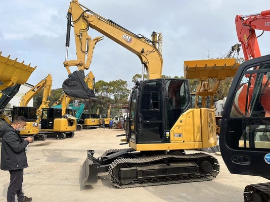 Gebrauchtes Caterpillar 307.5 Minibagger aus Japan Niedrigstunden und 7500 KG Maschinengewicht