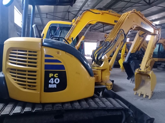 Niedrige Arbeitszeiten Gebraucht Komatsu PC40 Bagger für den Bau Bagger 4 Tonnen Maschinen