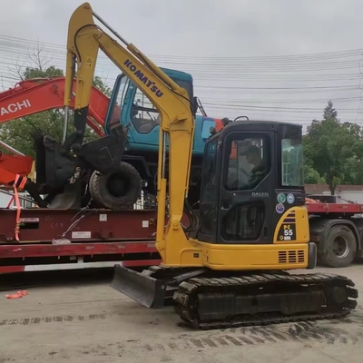 Niedrige Arbeitszeiten Original Japan Komatsu PC55 Bagger für Baumaschinen Beste