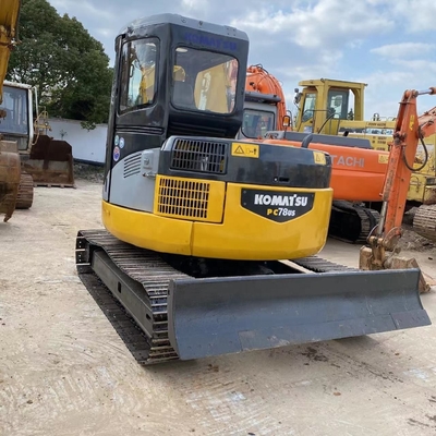 Gebrauchtes Komatsu PC78 Bagger 7ton 8ton Crawler Digger Ausrüstung in ausgezeichnetem Zustand