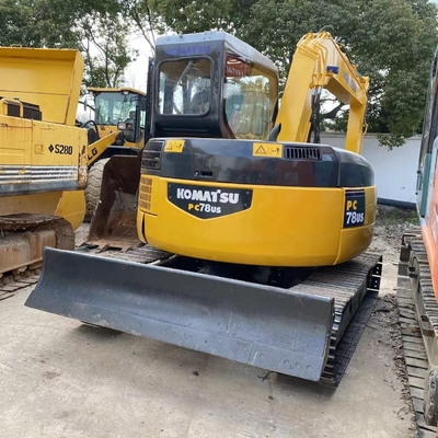 Gebrauchtes Komatsu PC78 Bagger 7ton 8ton Crawler Digger Ausrüstung in ausgezeichnetem Zustand