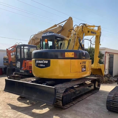 12000 KG Komatsu PC128 Bagger Gebrauchtes Hydraulisches Crawler Digger für schwere Arbeiten