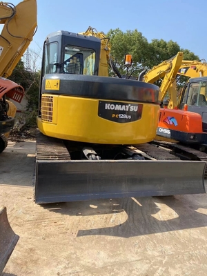 12000 KG Komatsu PC128 Bagger Gebrauchtes Hydraulisches Crawler Digger für schwere Arbeiten