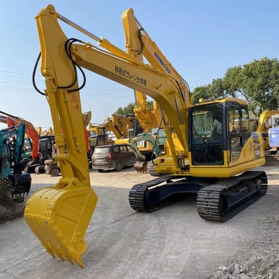 13 Tonnen Betriebsgewicht Komatsu PC130 Bagger aus Japan eingeführt in in Shanghai Yard