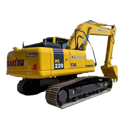Hydraulischer Crawler Digger Gelber Komatsu PC220 Bagger mit geringem Kraftstoffverbrauch