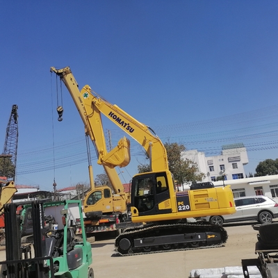 Hydraulischer Crawler Digger Gelber Komatsu PC220 Bagger mit geringem Kraftstoffverbrauch