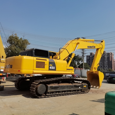 Japan importiert Gebraucht-Komatsu PC450 Bagger Gebraucht 45 Tonnen Bagger im Shanghai Yard