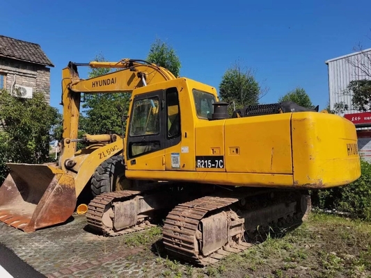 92 kW Hyundai R215-7C Bagger Crawler Gebraucht Hydraulischer 215-7 Digger Original Korea