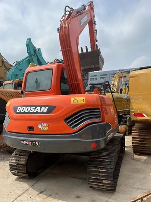 Original Farbe DOOSAN DX80-9C Rad hydraulische Bagger auf Lager bei für den Bau