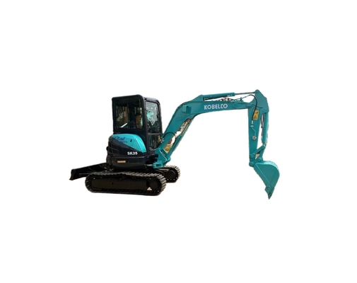 Kobelco SK35 Hydraulische Baggermaschine 3 Tonnen Crawler-Maschine mit und Originalfarbe