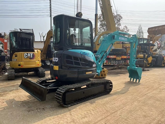 Kobelco SK35 Hydraulische Baggermaschine 3 Tonnen Crawler-Maschine mit und Originalfarbe