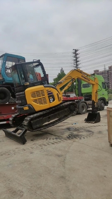 Japan Baumaschine Gebraucht Komatsu Bagger PC50 49kW Hydraulischer Crawler Bagger