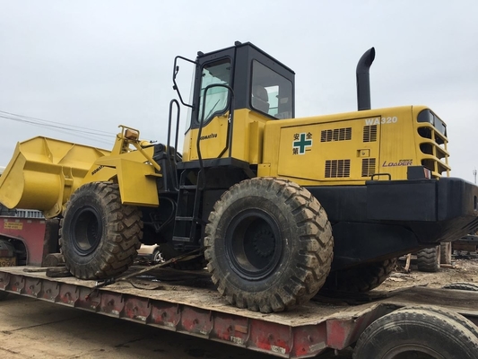 Gebrauchtes Komatsu 20 Tonnen Radlader WA320 mit Originalmotor und Liyuan Hydraulikpumpe