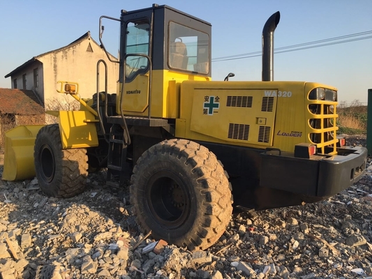 Gebrauchtes Komatsu 20 Tonnen Radlader WA320 mit Originalmotor und Liyuan Hydraulikpumpe