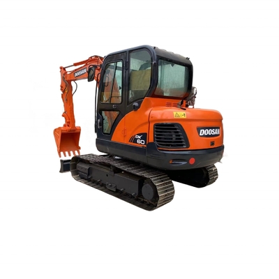 Schwere Baumaschinen Doosan DX60 Gebrauchtbagger mit Hydraulikzylinder