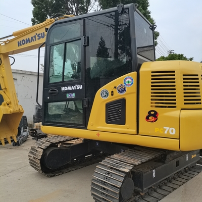 Ausgezeichneter Zustand Gebraucht Komatsu PC70 Bagger 7TON Crawler Bagger zu erschwinglichen Preisen