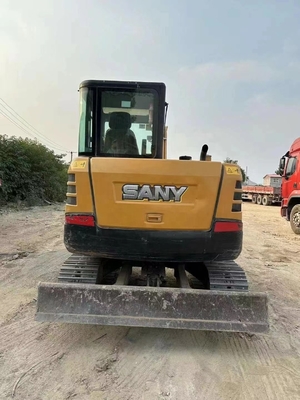 5Ton Crawler Bagger verwendet Sany SY55 Originalfarbe Hydraulische mittelgroße Bagger