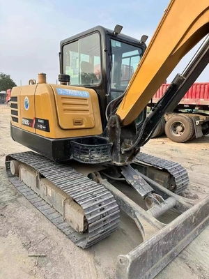5Ton Crawler Bagger verwendet Sany SY55 Originalfarbe Hydraulische mittelgroße Bagger