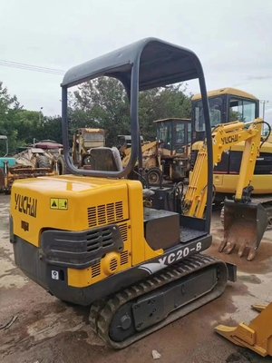 20 kW Yuchai YC20-8 Minibagger 2 Tonnen Niedrigarbeitszeit 0-2000 Crawler Bagger