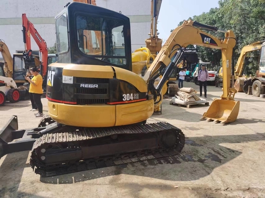 Hydraulischer Crawlerbagger Gebraucht Katze 304SR Bagger Bewegungsart