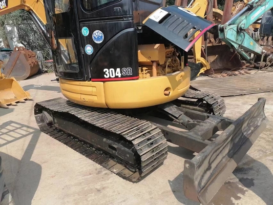 Hydraulischer Crawlerbagger Gebraucht Katze 304SR Bagger Bewegungsart