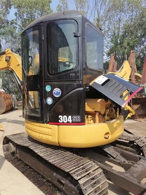 Hydraulischer Crawlerbagger Gebraucht Katze 304SR Bagger Bewegungsart