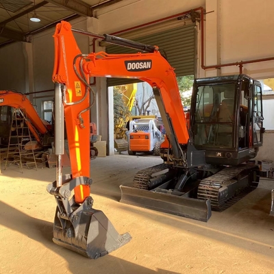2022 Doosan DX55-9C Gebraucht hydraulischer Crawler-Gräber mit Original-Hydraulischem Ventil