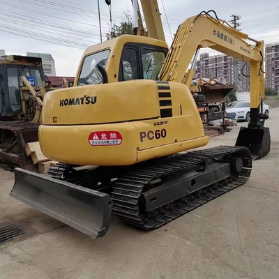 Ausgezeichneter Zustand Gebraucht Komatsu PC60 6ton Bagger bereit zum Arbeiten Crawler Digger