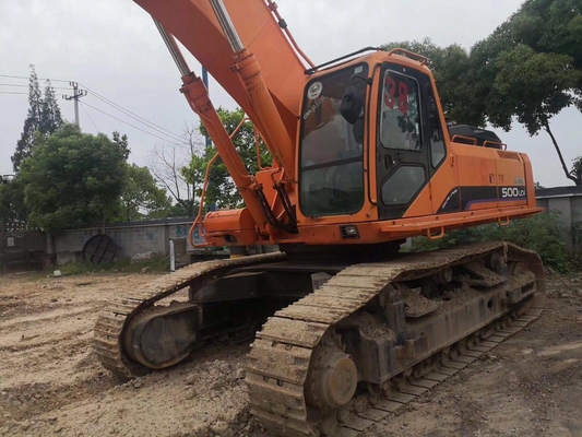 2021 Gebraucht Doosan DX500LC Crawler Bagger mit Originalfarbe und gutem Zustand