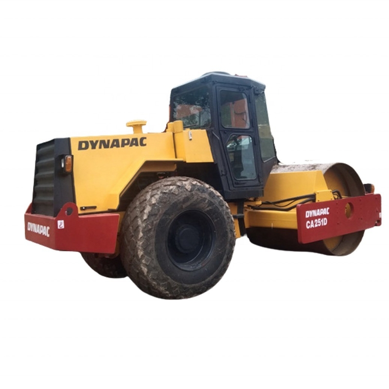 Verwendet 9TON Japan EPA Motor CA251 Hydraulische Straßenrolle Dynapac CA251 Originalfarbe