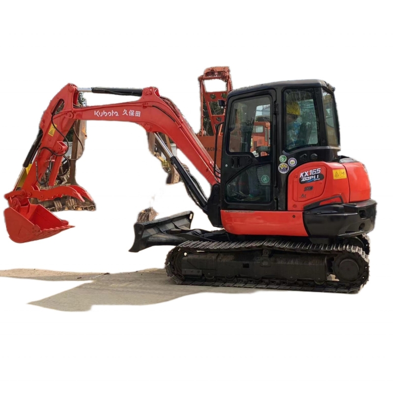 Crawler Bagger verwendet Original Japan 6T Kubota KX165-5 in gutem Zustand EPA Motor in Shanghai