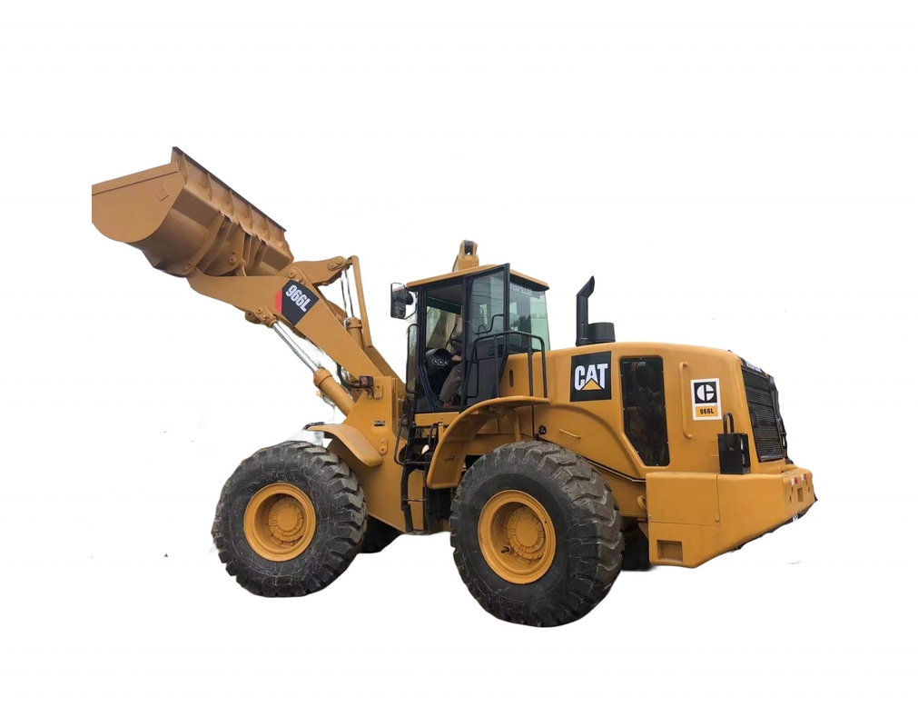 Gutes Zustand CAT 966L Gebrauchtradlader mit Japan Motor und Liyuan Hydraulikpumpe