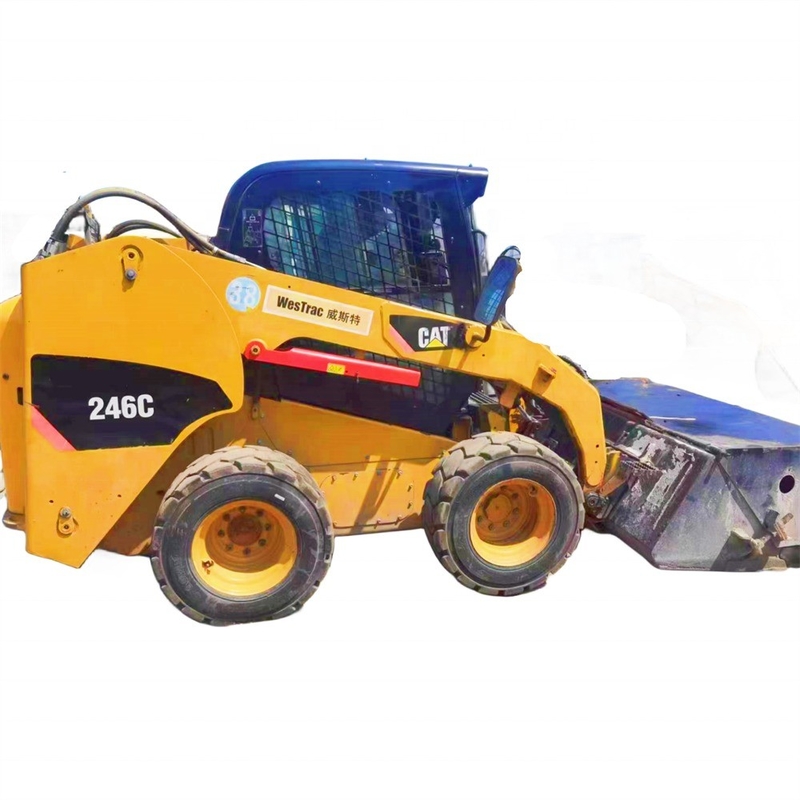Niedrige Arbeitszeiten Caterpillar Cat 246c Radlader für schwierige Arbeitsbedingungen