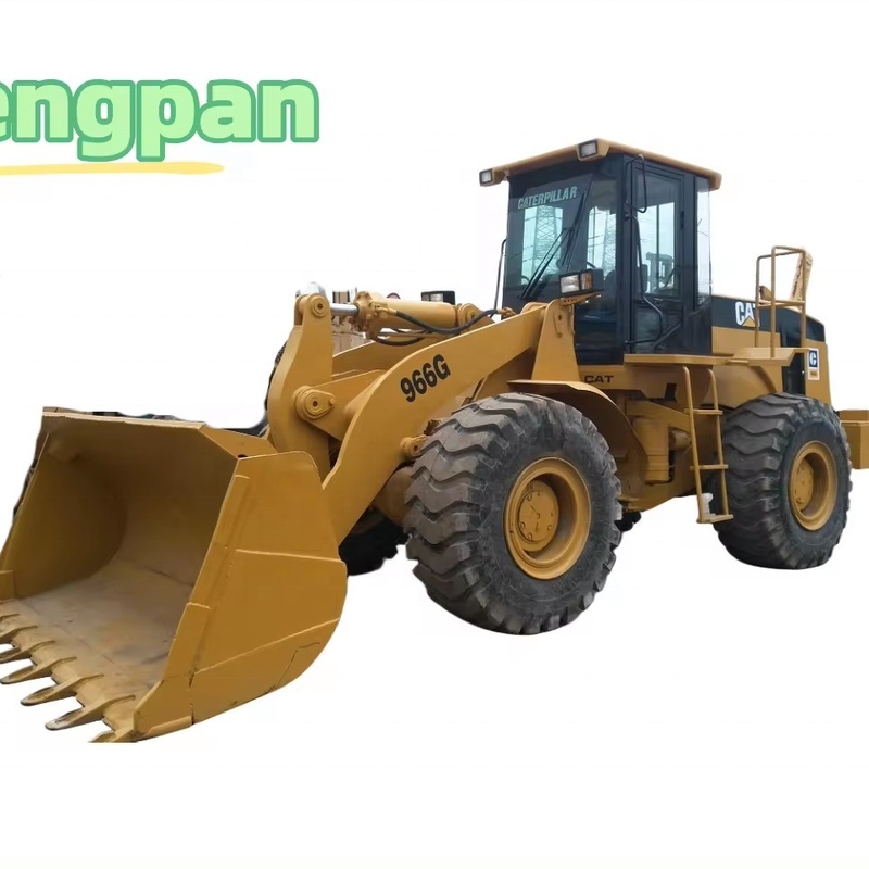 11000 12000 kg Maschinengewicht Gebrauchtes Radlader CAT 966G mit Nabtesco-Hydraulikpumpe