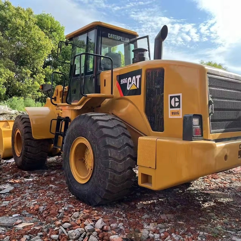 Gelber CAT950G-Radlader mit 9 Tonnen Nennlast auf dem Markt