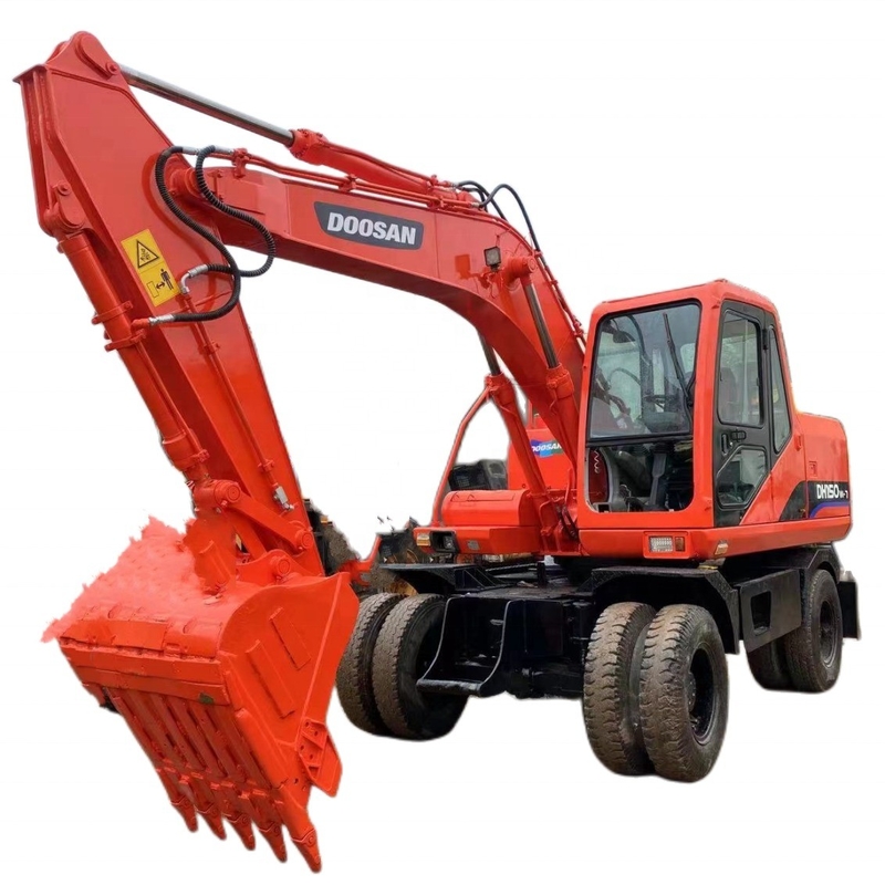 Doosan DH150W-7 15 Tonnen Bagger Gebraucht Bagger mit HINO Motor in ausgezeichnetem Zustand