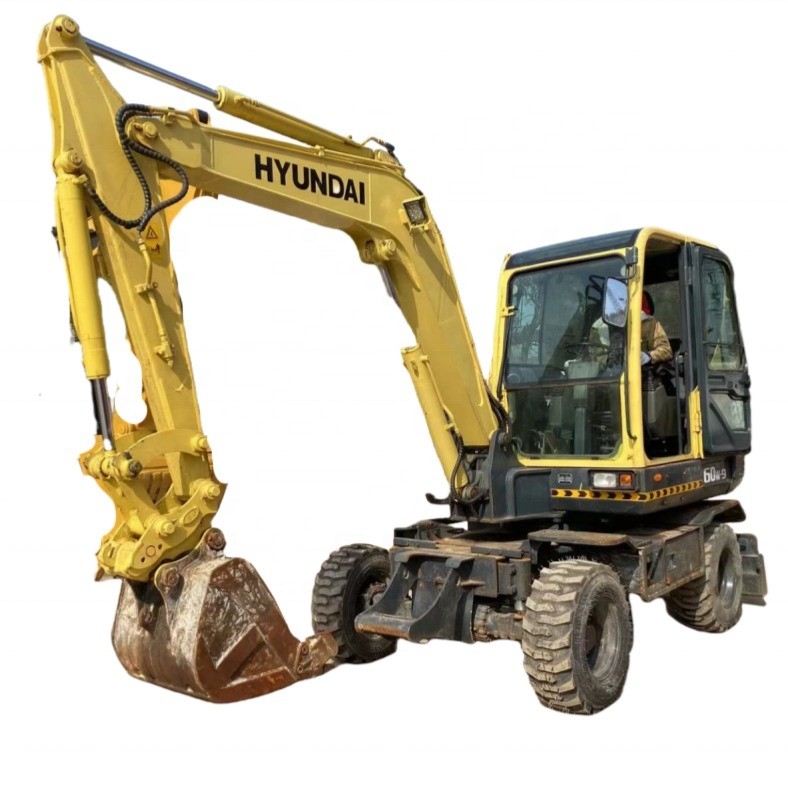 Hyundai 60w-9 Gebraucht Korea Original 6 Tonnen Bagger Crawler Digger 6000 kg Maschinengewicht