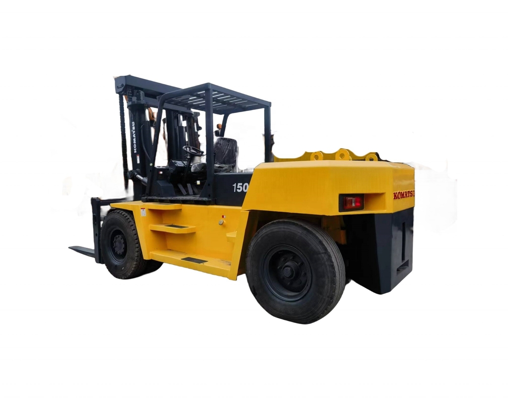 Angemessener USED 96KW Gabelstapler TCM FD15ton EPA Motor Hydraulischer Gabelstapler KOMATSU FD15on