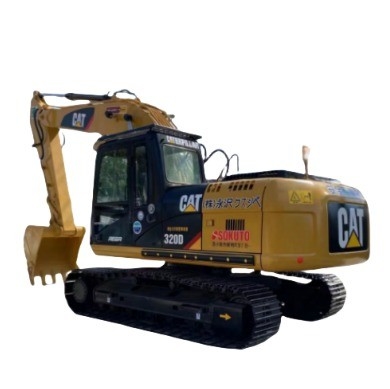 20000 kg Gebraucht Originalfarbe Diesel Grabmaschine Crawler Bagger Caterpillar 320D