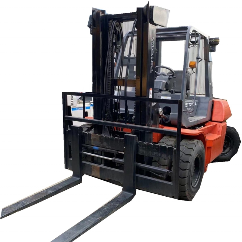Japan produziert 7 Tonnen Dieselmotor Gabelstapler für TOYOTA FD70 Lager Container gebraucht